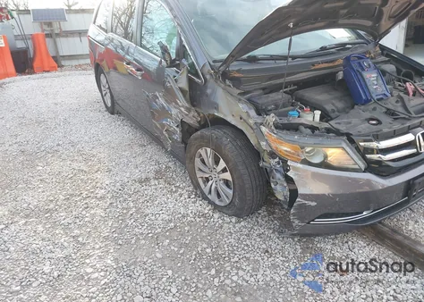 2016 Honda Odyssey Ex-L z USA, uszkodzony, nr VIN 5FNRL5H69GB148535